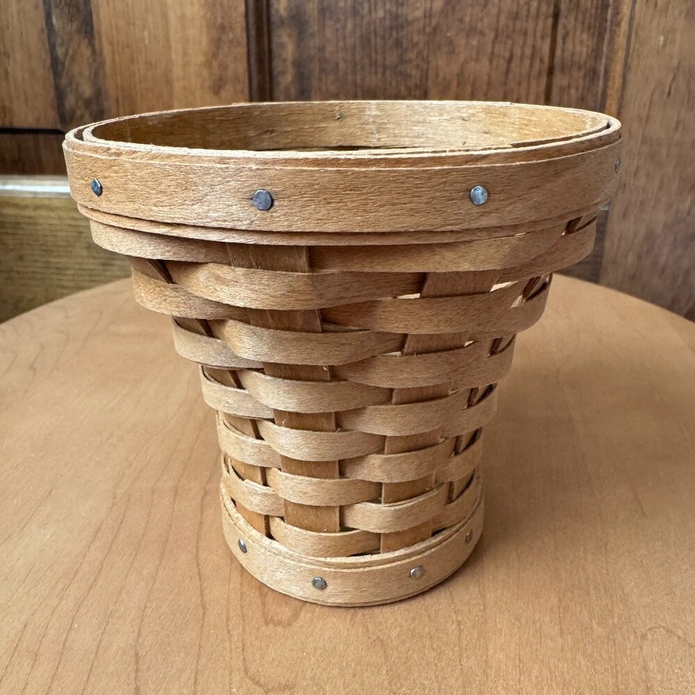 Longaberger 2009 4" Flower Pot Booking Basket